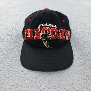 Vintage Atlanta Falcons Starter Snapback Hat The Natural 100% Wool NFL Black Cap
